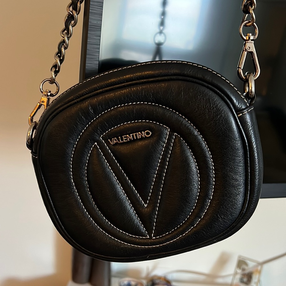 Valentino leather shoulder bag